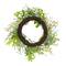 20" Flowering Blue & Green Easter Wreath